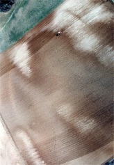 Foto aerea: andamento del vallo 